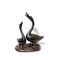 Outdoor / Indoor Cast Iron Animal Statues / Bronze Swan Sculpture